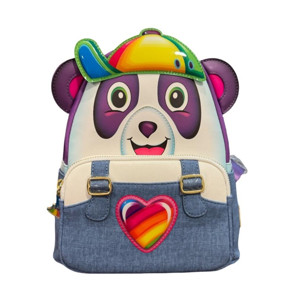 NWT Loungefly Exclusive - Lisa Frank Panda Painter Cosplay Mini Backpack